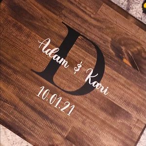 Wedding Signing Board